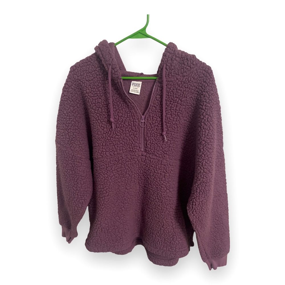 Pink by Victoria’s Secret purple sherpa jacket